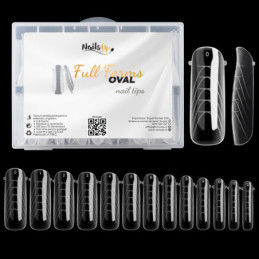 Tipsuri Reutilizabile NailsUp Full Forms Oval 120Buc